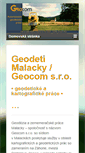 Mobile Screenshot of geocom.sk