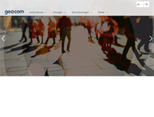 Tablet Screenshot of geocom.ch